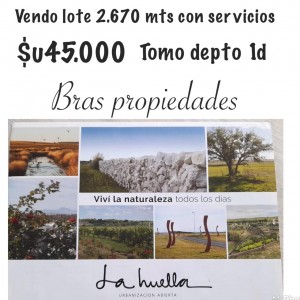 Lote en venta en La Huella 