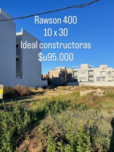 Lote en venta Rawson 400